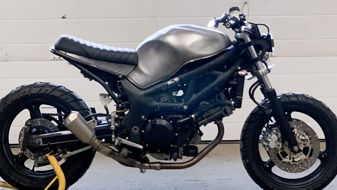 SV650 Street tracker build EP.6 - New tires, handlebar install et.