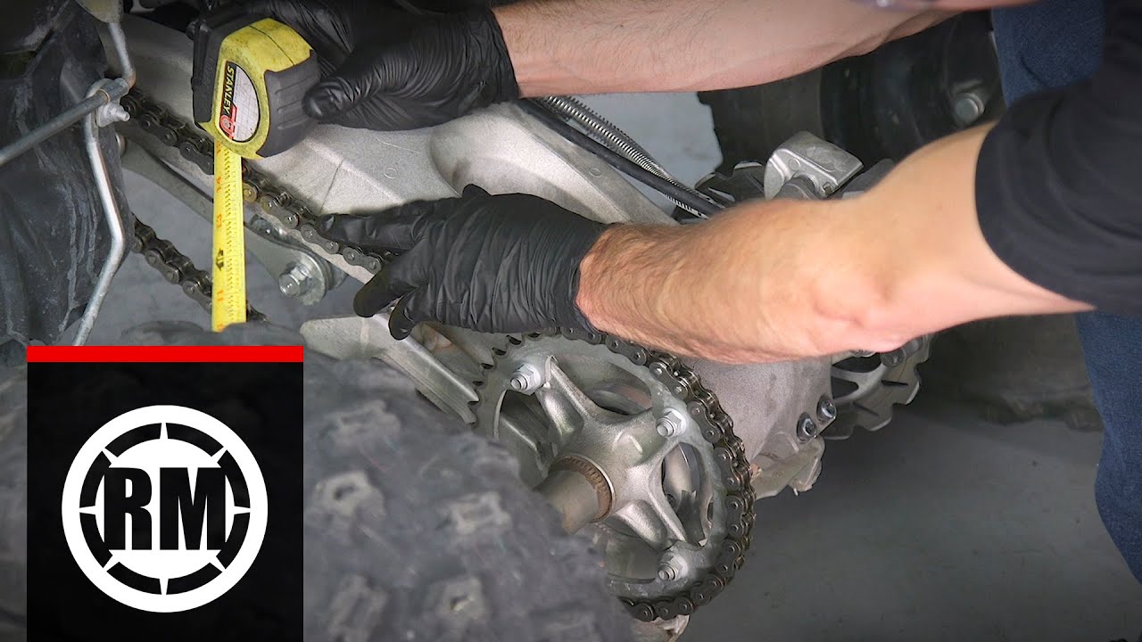 How To Adjust the Chain on a Yamaha YFZ450R