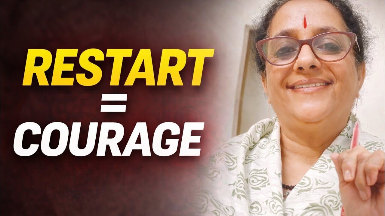 Restart అంటే వెనక్కి వెళ్ళడం కాదు.Fear ఉన్నప్పటికీ ముందుకు వెళ్లడం.ఈ live వాళ్లందరి కోసం