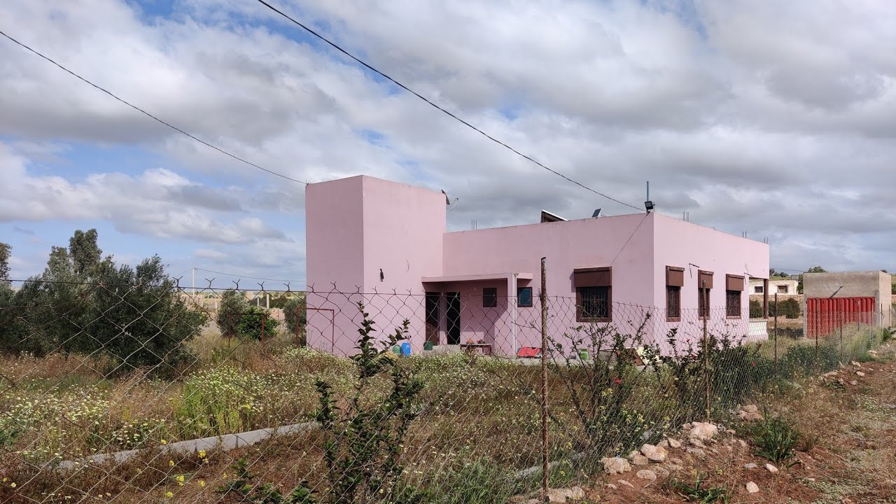 أرض للبيع 2500م فيها دار🏫 والبير والأشجار 🌲 والكهرباء بنواحي اولاد حمدان إقليم الجديدة