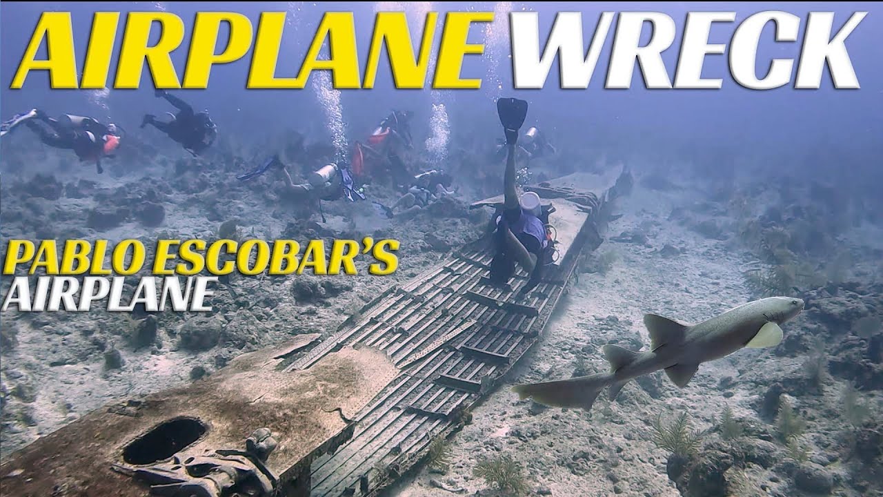 Scuba Diving PABLO ESCOBAR Airplane In Turks & Caicos Islands -Kids Sea Camp- Ep 88