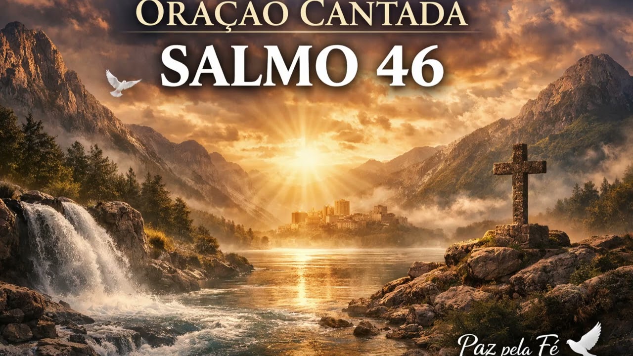 QUANDO TUDO ESTIVER DESMORONANDO, OUÇA ESTA ORAÇÃO CANTADA - SALMO 46. #oração #libertação #louvor