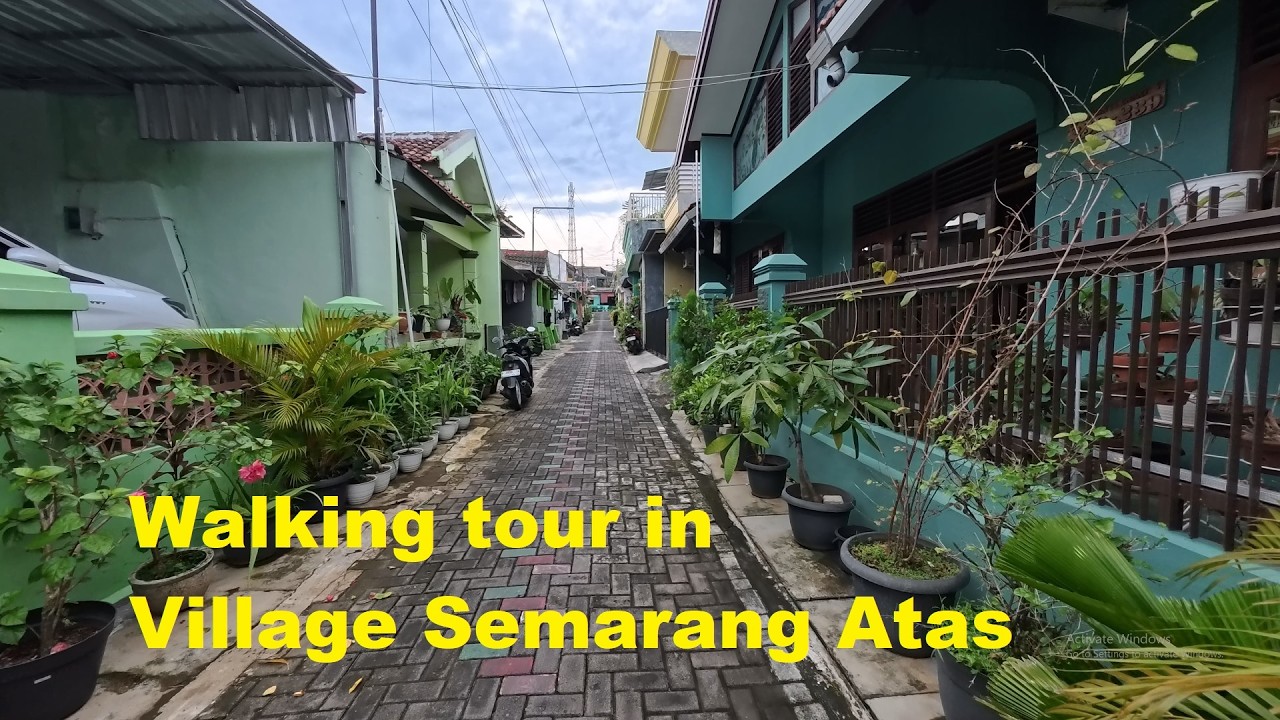 4K~ Tur jalan kaki di Perkampungan Kota Semarang Atas