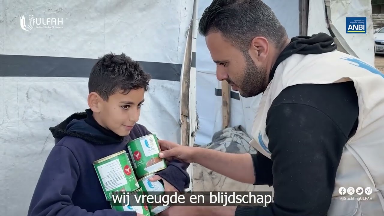 Vrachtwagen vol offervlees brengt vreugde bij Palestijnse gezinnen