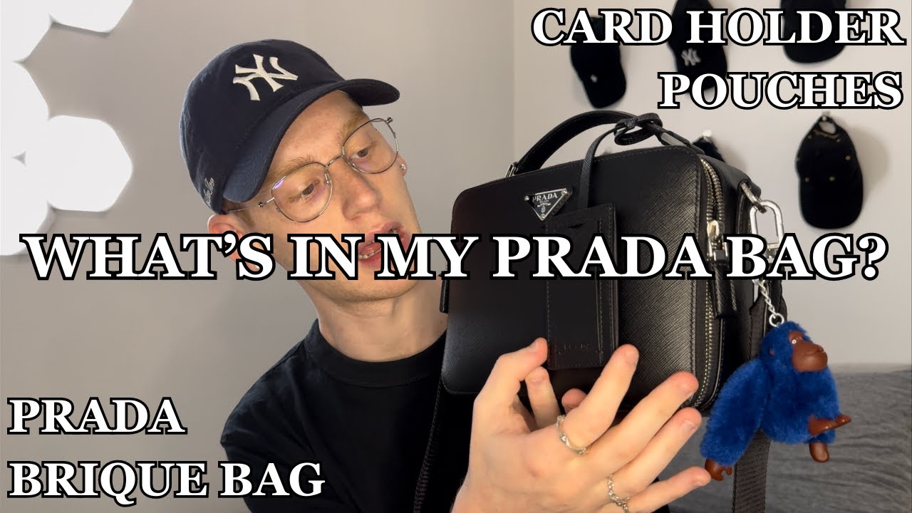 What's in My Bag? - Prada Brique Bag