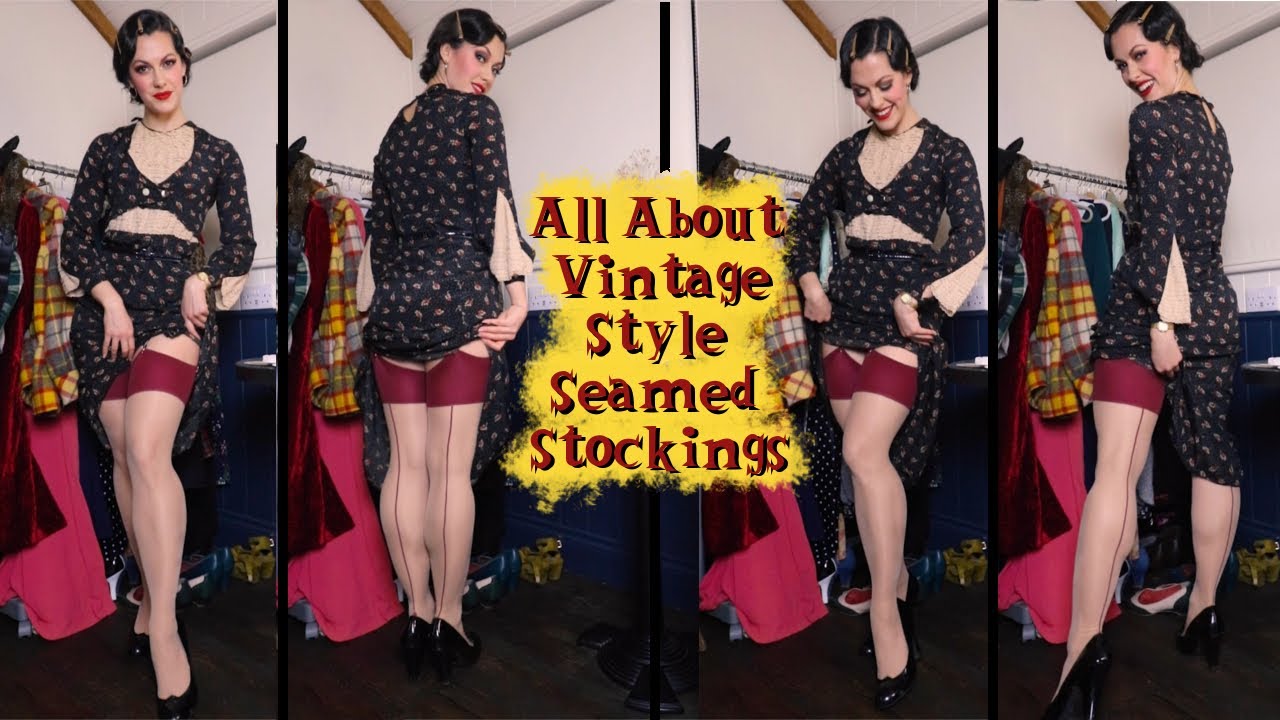 How To Wear & Care For Seamed Stockings ⎢ VINTAGE TIPS & TRICKS