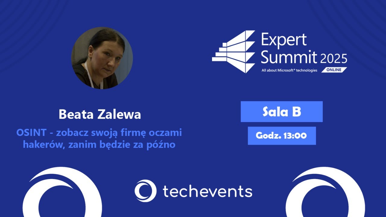 OSINT - zobacz swoją firmę oczami hakerów, zanim będzie za późno