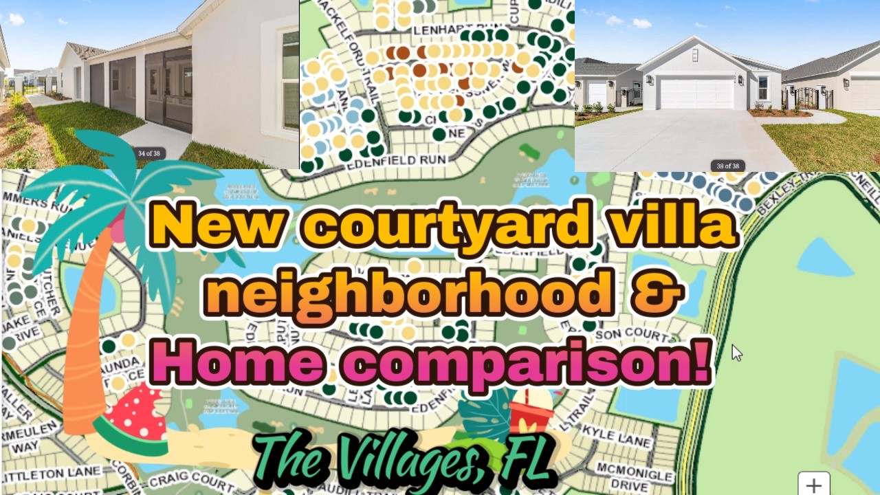 New courtyard villa neighborhood! The Villages, FL