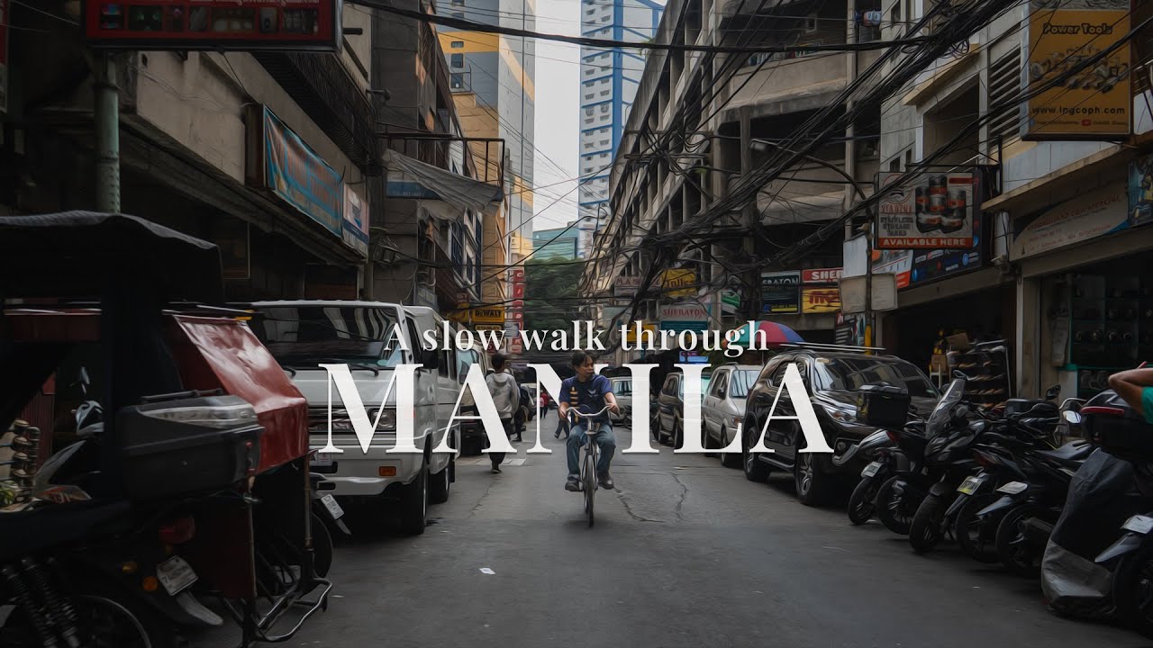 🇵🇭 Exploring Manila Slowly | Quiet Cinematic Travel