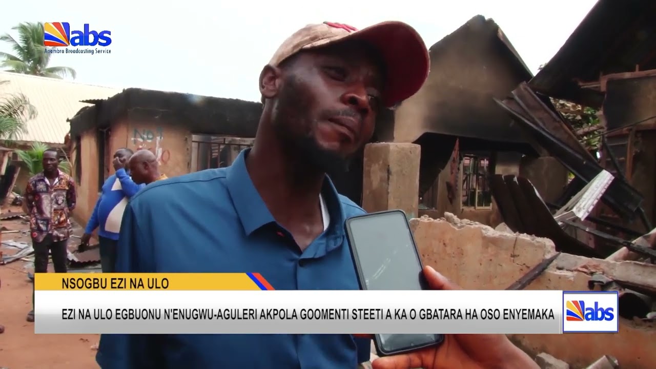 Ezi Na Ulo Egbuoma N'Enugwu Aguleri Akpola Goomenti Steeti A Ka O Gbatara Ha Oso Enyemaka