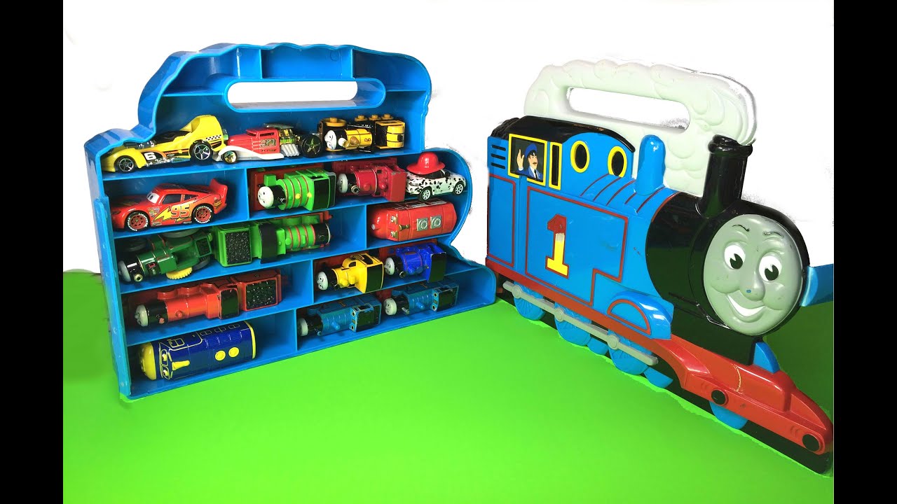16 Thomas and Friends, Chuggington, Disney Cars Toys  Die Cast in a Case