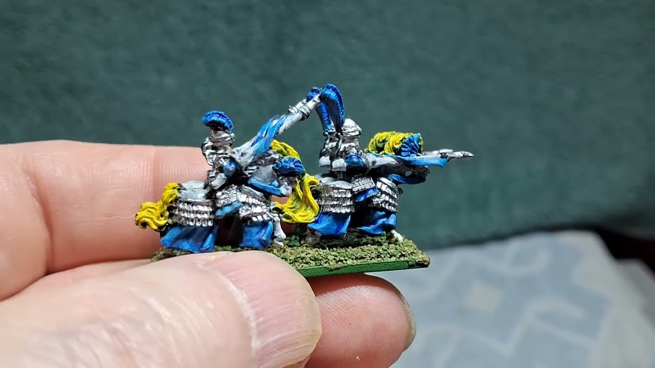 Warmaster High Elves army showcase.