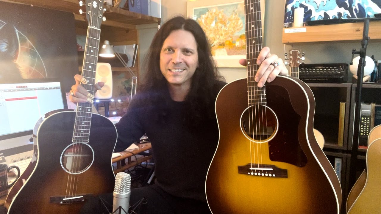 Демонстрация акустической гитары: Gibson J-45 50-х годов с эффектом выцветания и Keb' Mo' 