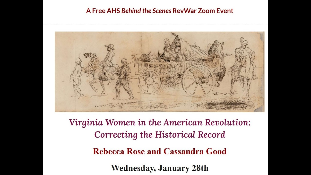 Virginia Women in the Revolutionary War AHS