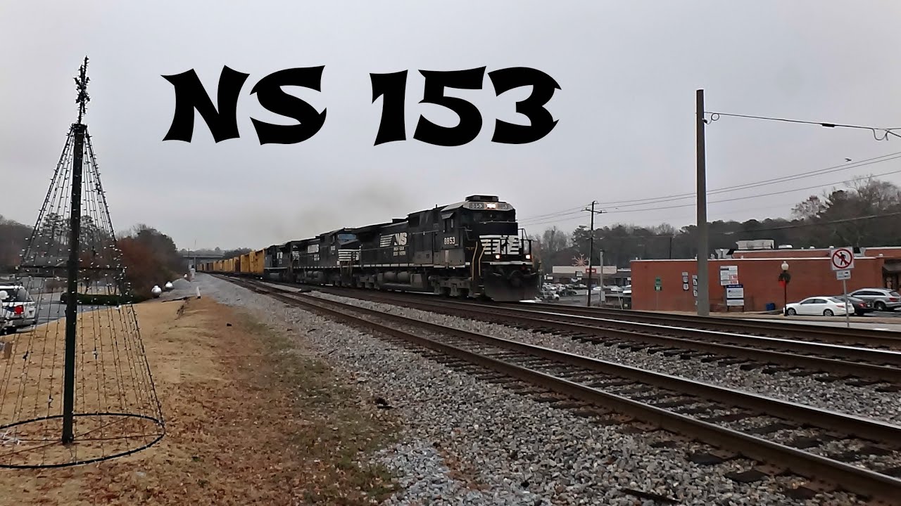 NS 8853 D9-40C Leads NS Train 153 Westbound in Austell, GA
