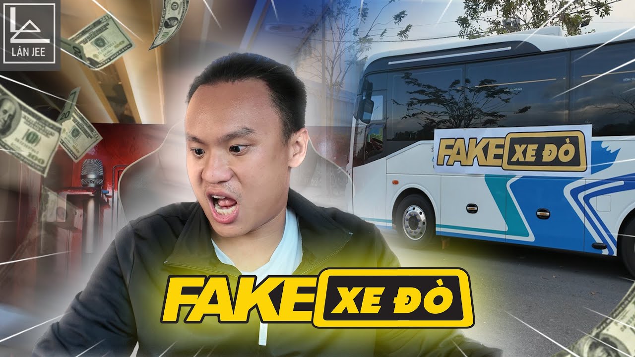 FAKE XE ĐÒ - CHUYẾN XE NGÀY TẾT | FAKE BUS || LÂN JEE OFFICIAL