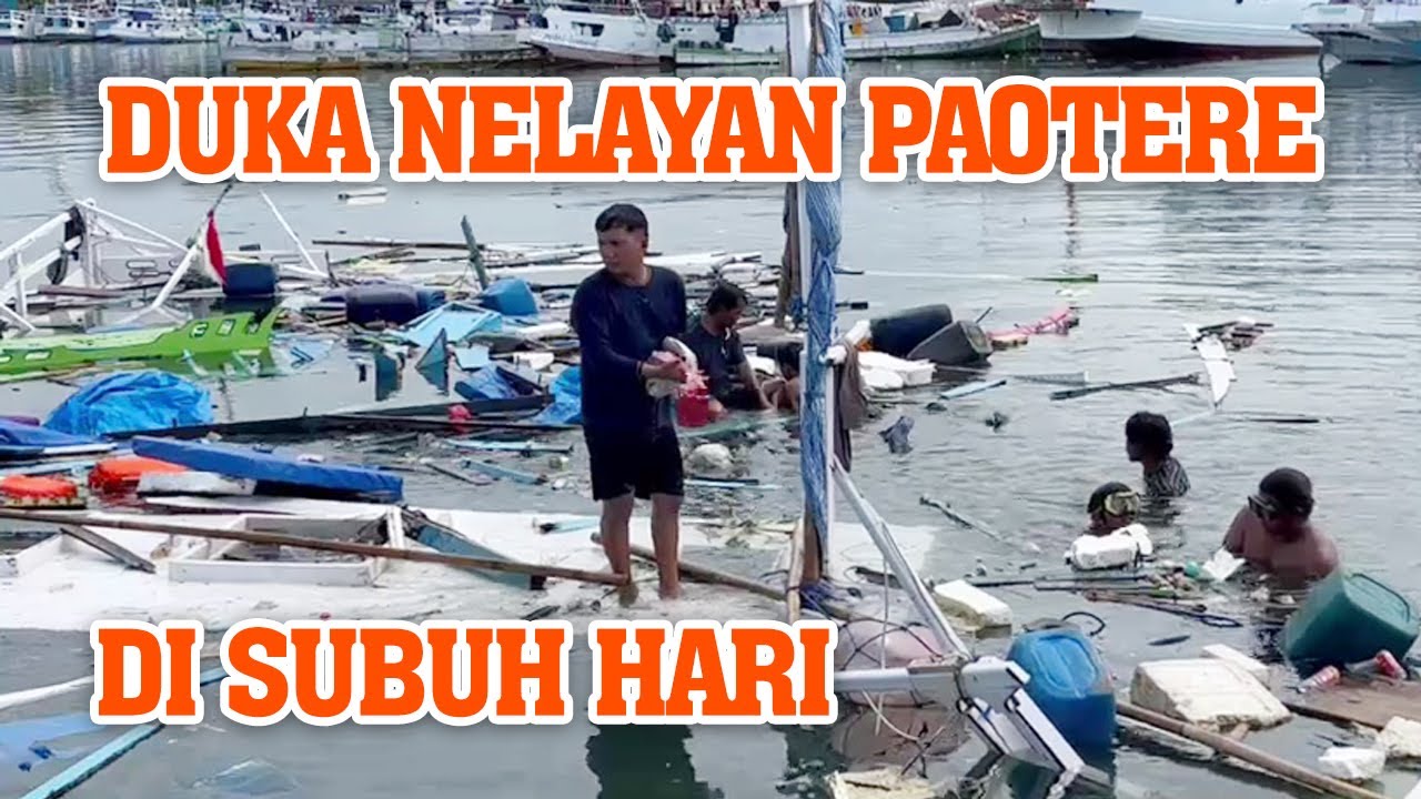 LEDAKAN MESIN PICU KEBAKARAN KAPAL DI PELABUHAN PAOTERE, SEMBILAN NELAYAN LUKA-LUKA
