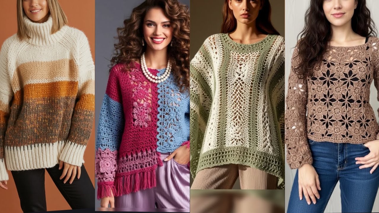 Most Demanding And Trendy Easy crochet handknit cardigan blouse top pattern designs ideas for women 