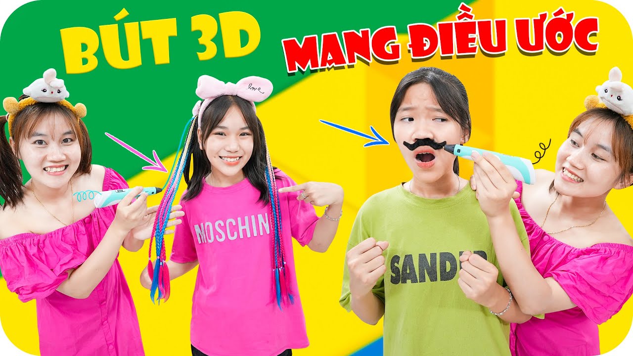 Bút Thần 3D Ban Điều Ước ♥ Min Min TV Minh Khoa