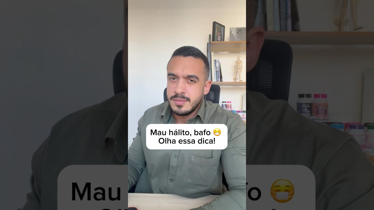 Como acabar com mal hálito