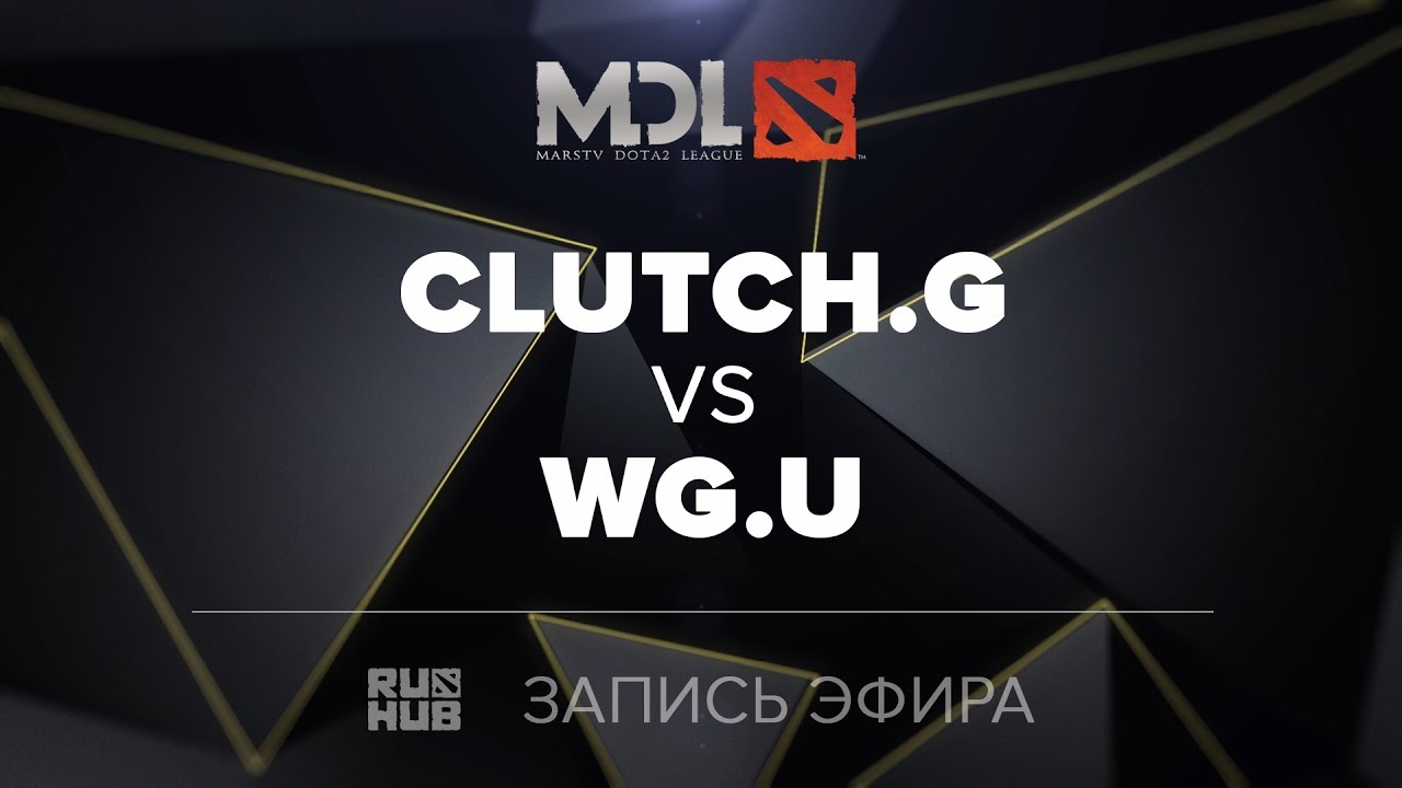 Clutch Gamers vs WG.U, MDL SEA Quals, game 1 [Mortalles]