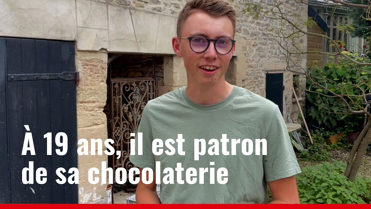 À 19 ans,  Nathan est le patron de sa chocolaterie artisanale