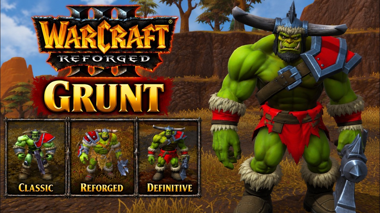 Which Grunt Looks Best? Classic vs Reforged vs Definitive