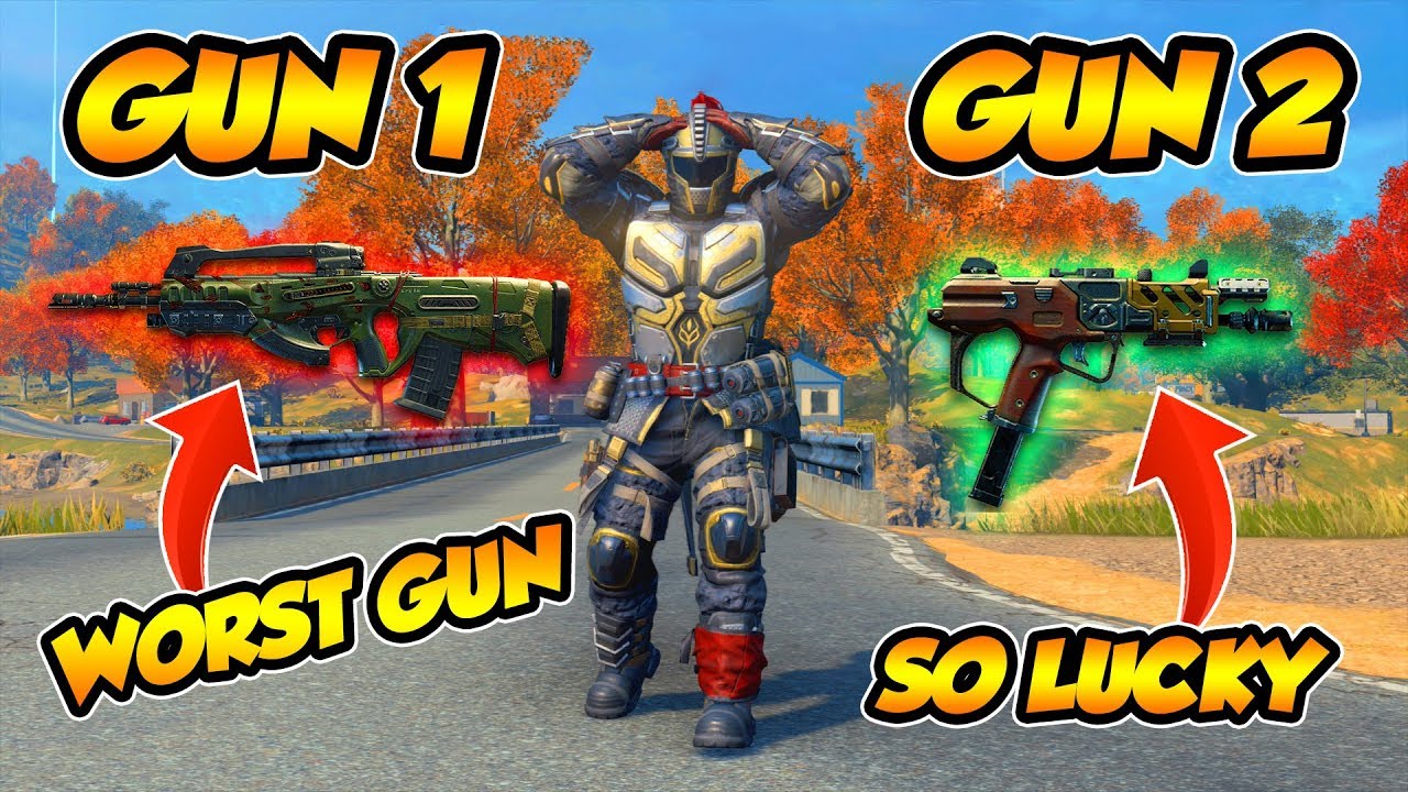 CoD BLACKOUT | USE THE FiRST TWO GUNS YOU SEE CHALLENGE!!! (i GOT THE WORST GUN)