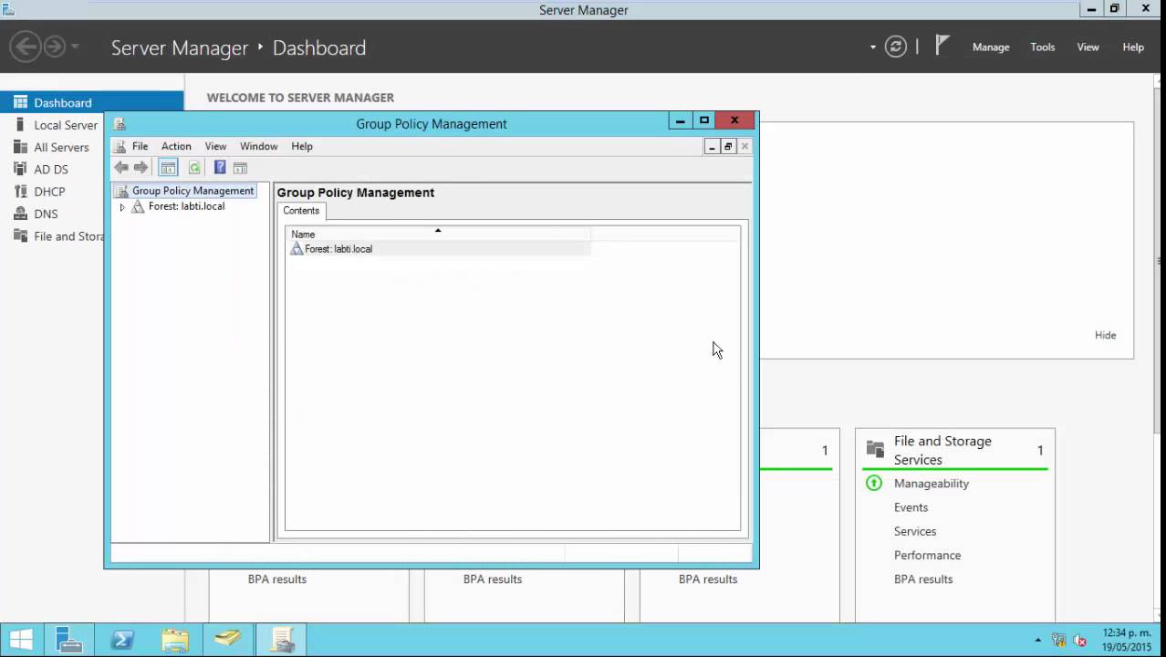 Asignar permisos para ingresar equipos al dominio mediante GPO en Windows Server 2012