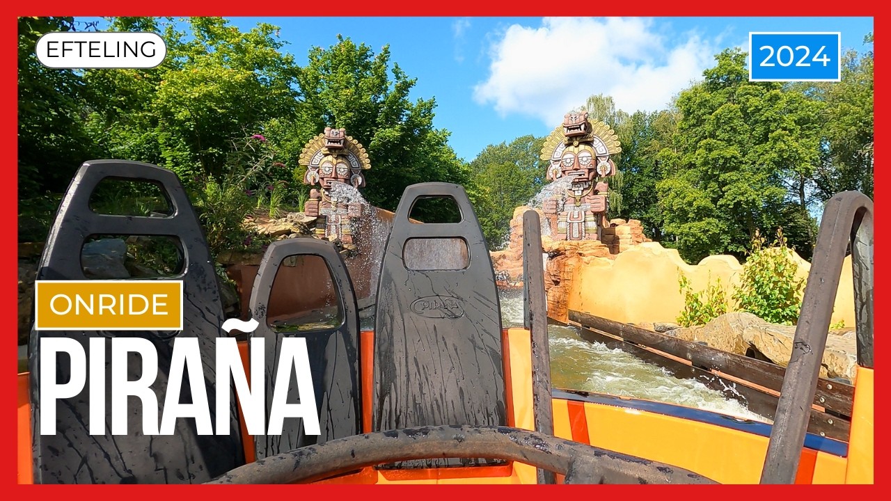 Piraña is vernieuwd! - #Efteling Onride 2024