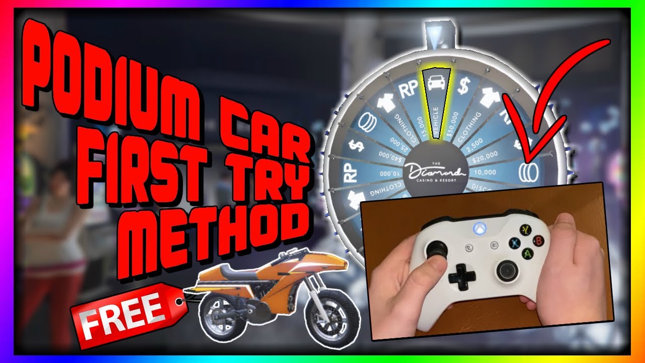 Podium Car *FIRST TRY* Method - Controller Cam - Explained || Easiest Method || WIN EVERY TIME - GTA