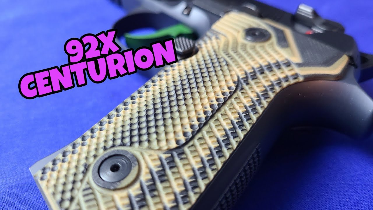 Beretta 92X Centurion: весьма впечатляет.