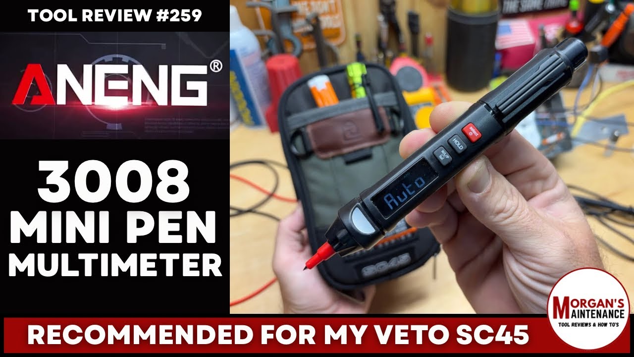 Миниатюрный мультиметр-ручка Aneng 3008 | Вы порекомендовали его для моего Veto SC45
