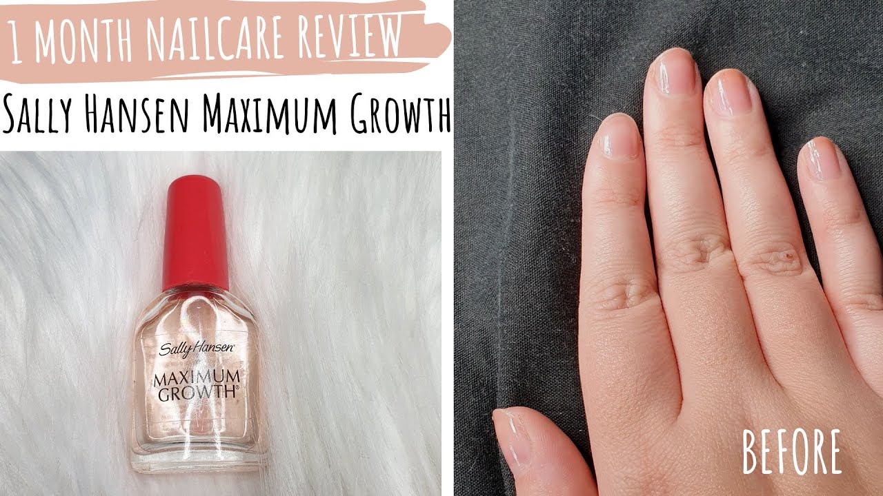 TESTING SALLY HANSEN MAXIMUM GROWTH FOR ONE MONTH  | Kelly Marie