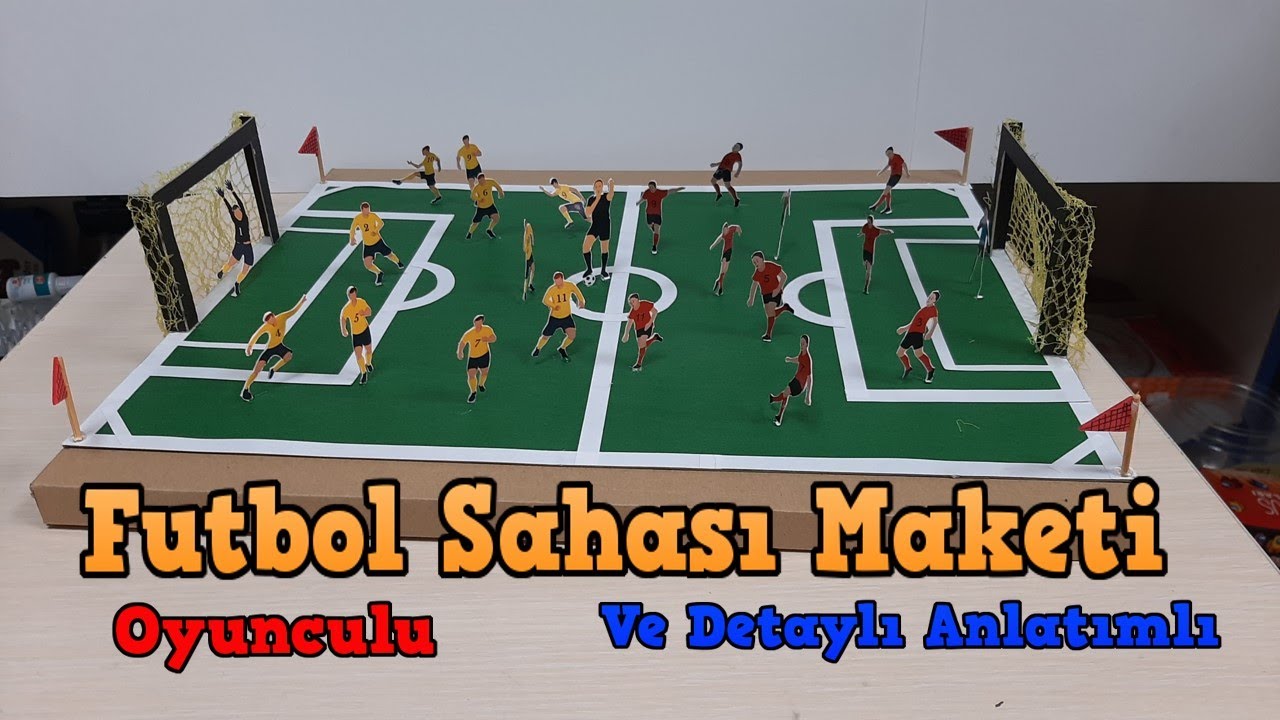 Futbol Sahası Yapımı / Oyunculu / Detaylı anlatım / --- / Football Field Model Making