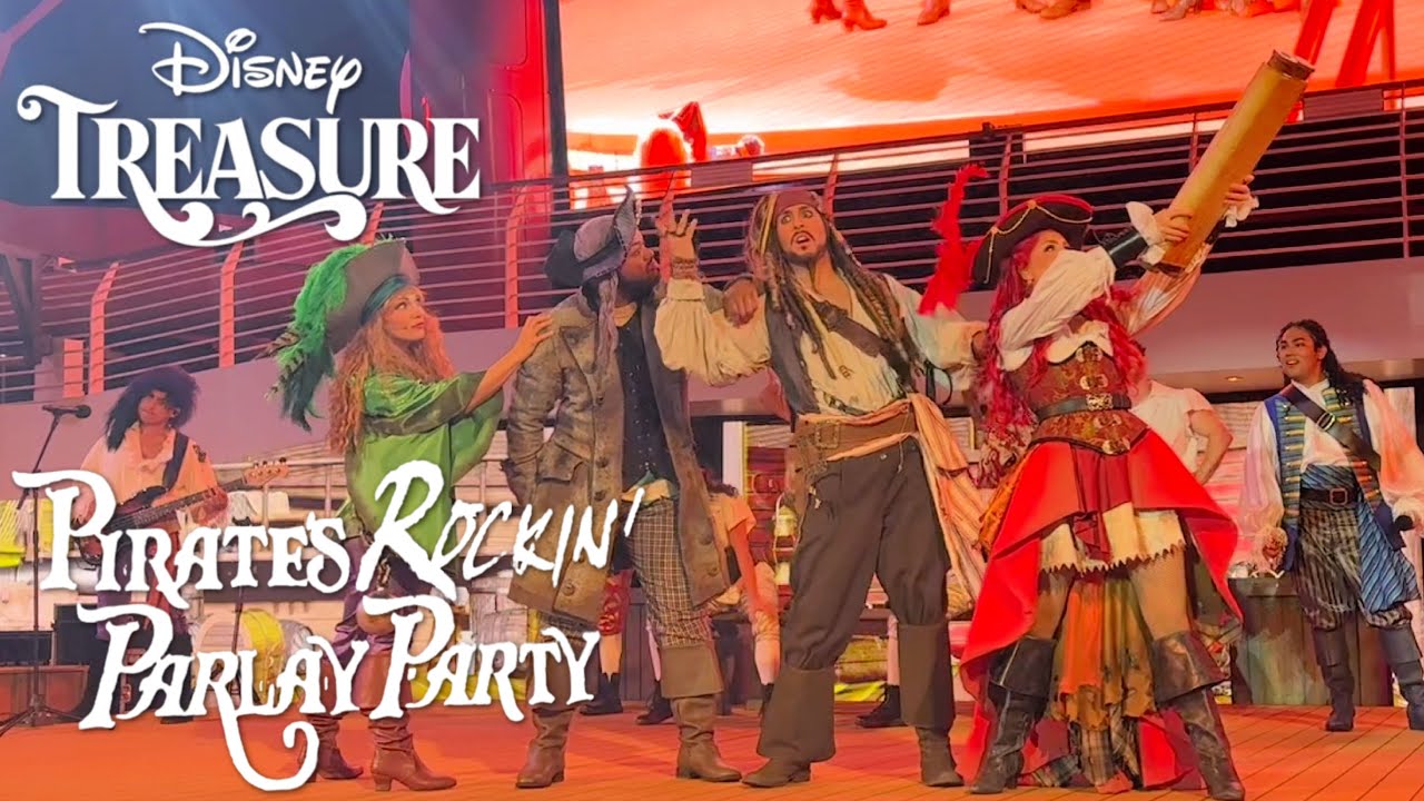 Disney Treasure: Pirate's Rockin' Parlay Party - Fireworks at Sea