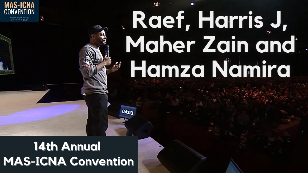 Raef, Harris J, Maher Zain and Hamza Namira | 14th Annual MAS-ICNA Convention