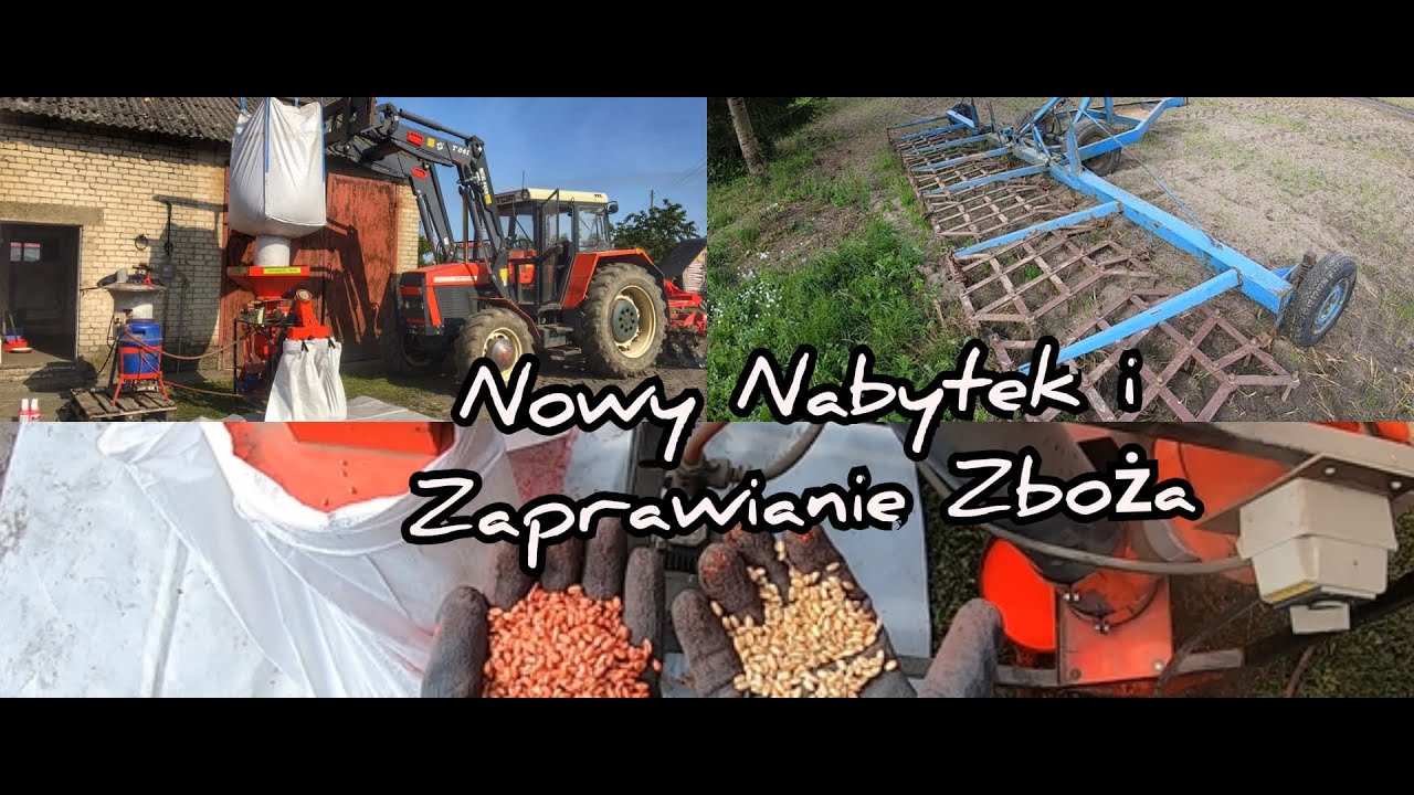 VLOGAS!Nowy Stary Nabytek,Zaprawianie Zboża,Patelnia pod Zaprawiarką