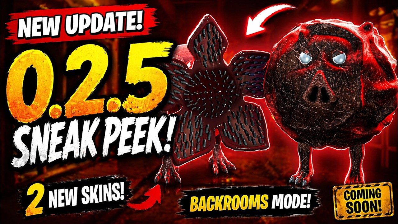 WE SHOWED THE NEW SKEBOB GUN 0.2.5 UPDATE 😱 NEW SKINS + BACKROOMS!