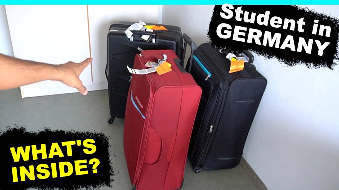 Unpacking Indian Student Luggage in Germany - WHATS INSIDE - Tamil Vlog - All4Food