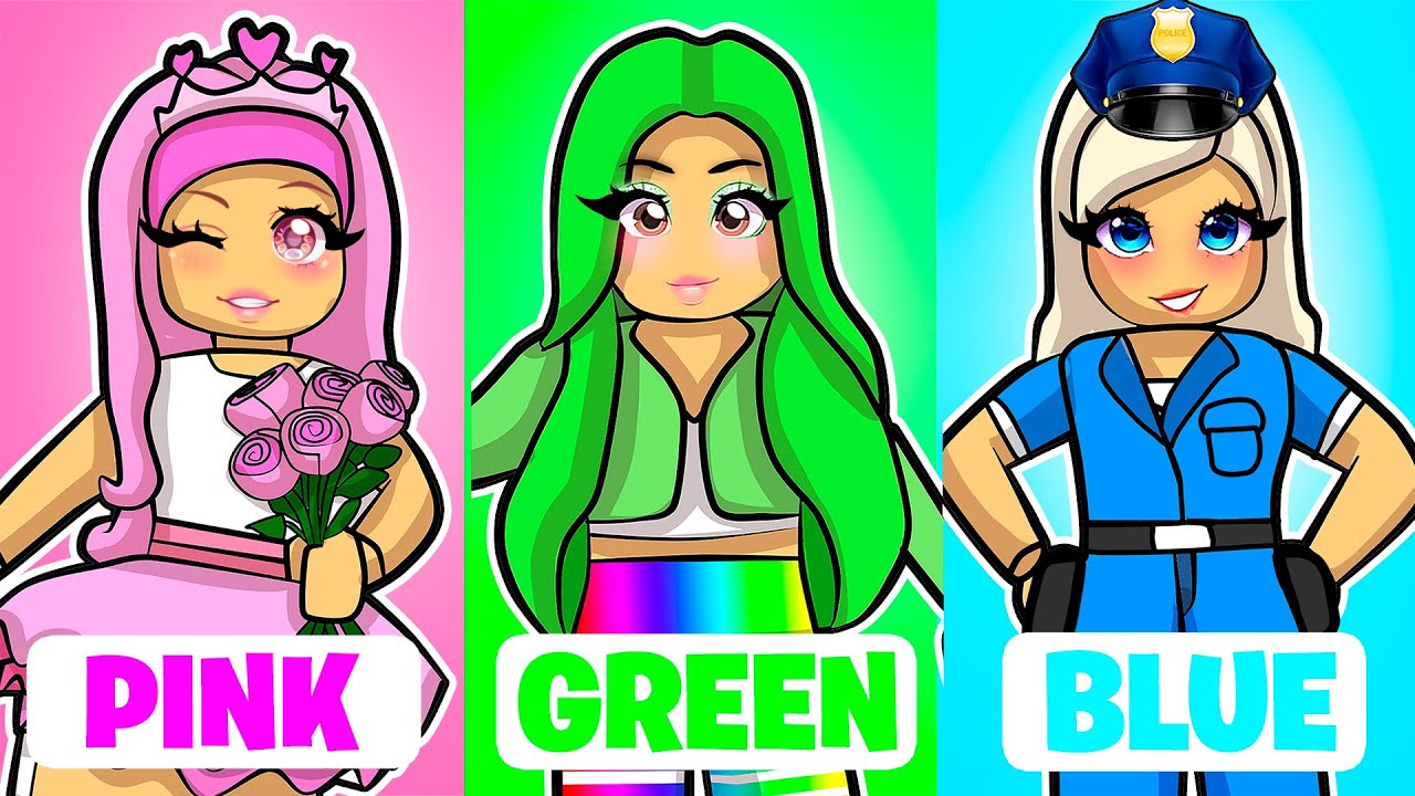 I Tried The ONE COLOR CHALLENGE In Brookhaven... Roblox