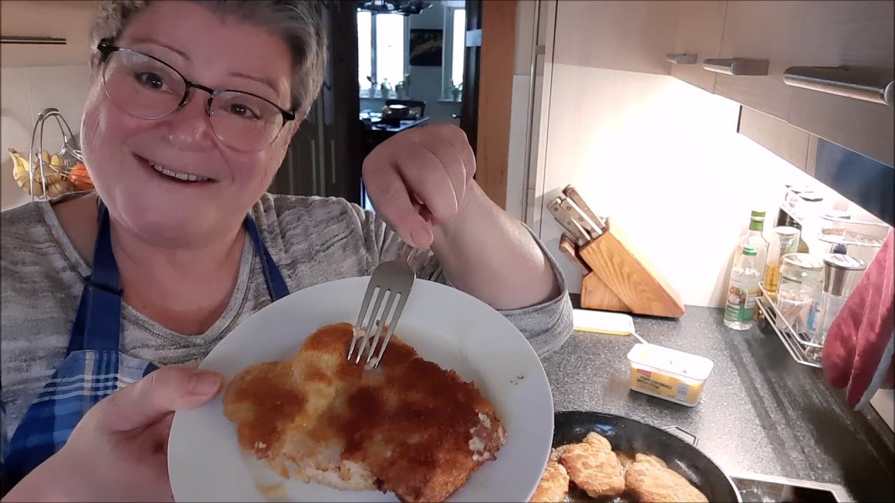 Schnitzel selbst panieren und braten wie die Muddi