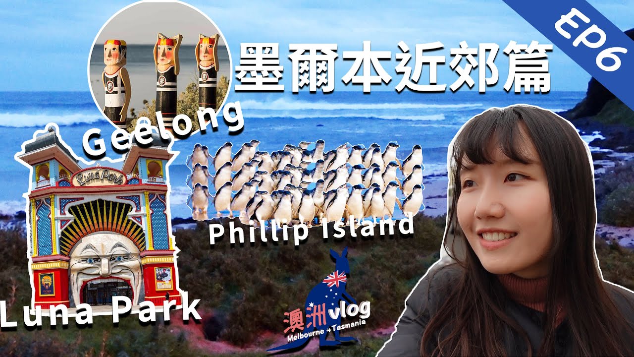 【澳洲・墨爾本】到訪墨爾本周邊小鎮: Geelong 吉朗｜近郊嘅St. kilda 同Brighton｜近距離睇企鵝上岸🐧｜Melbourne 墨爾本篇 EP6｜卡菲 Cathy