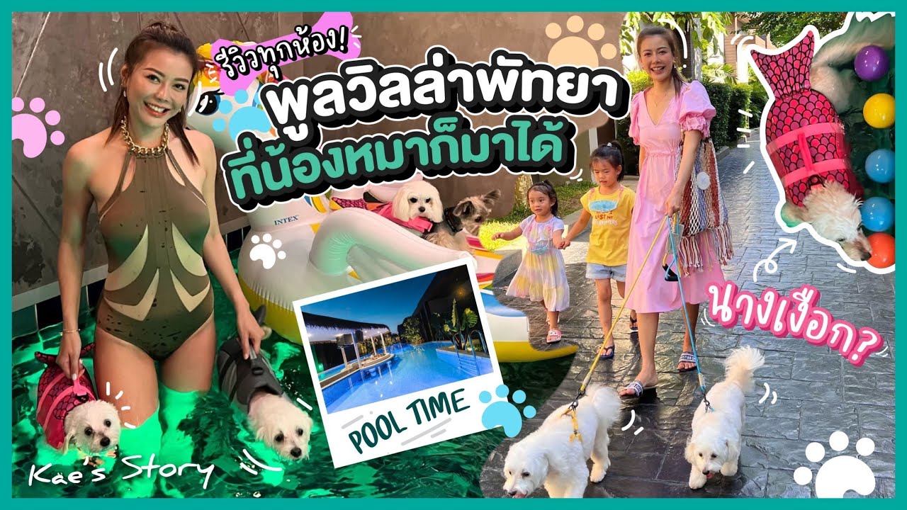 [CC] พาทัวร์ทุกห้องที่ LA MINIERA 💦 พูลวิลล่า พัทยา สวรรค์ของเจ้าสี่ขา 🐾🐶| Kae's Story