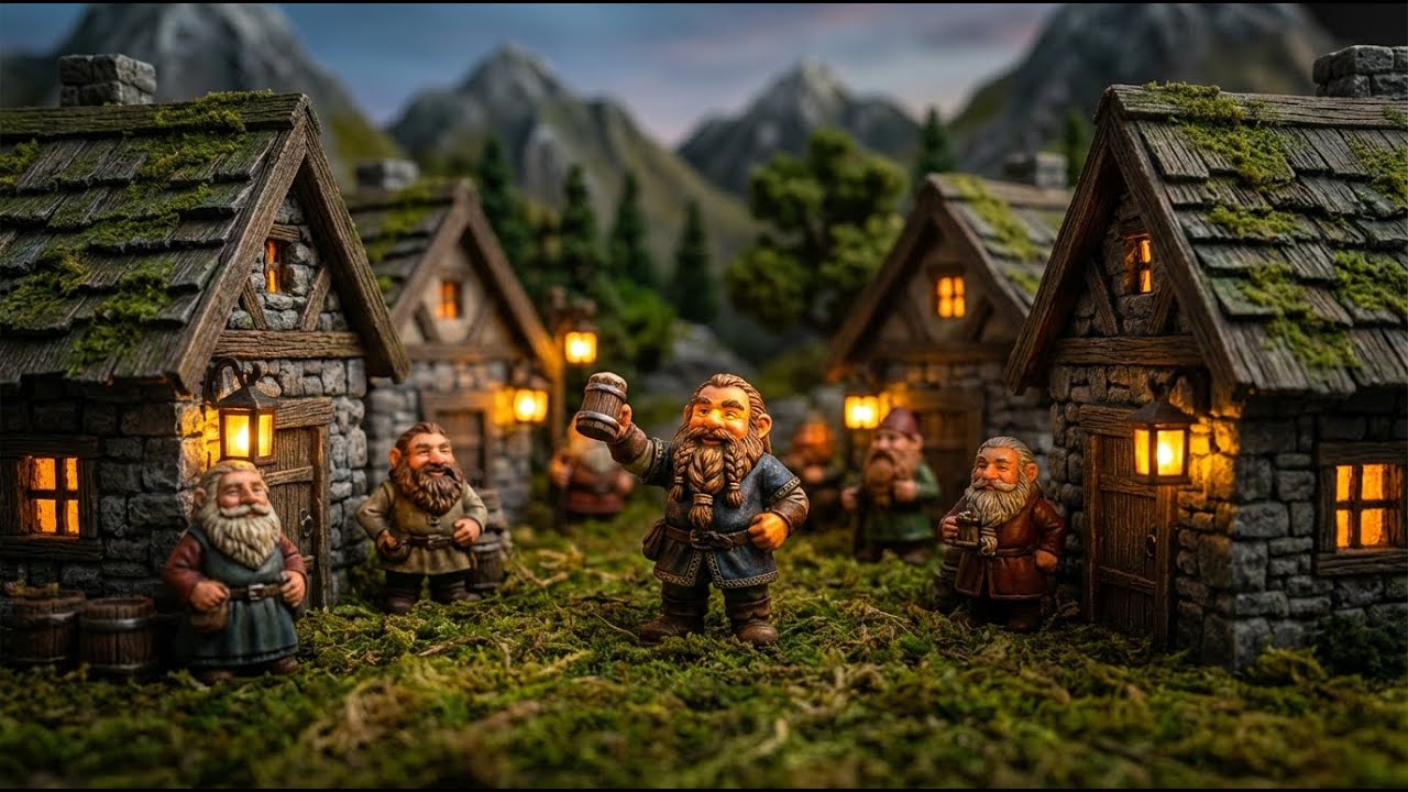 World’s Smallest Dwarf Village | Miniature Life