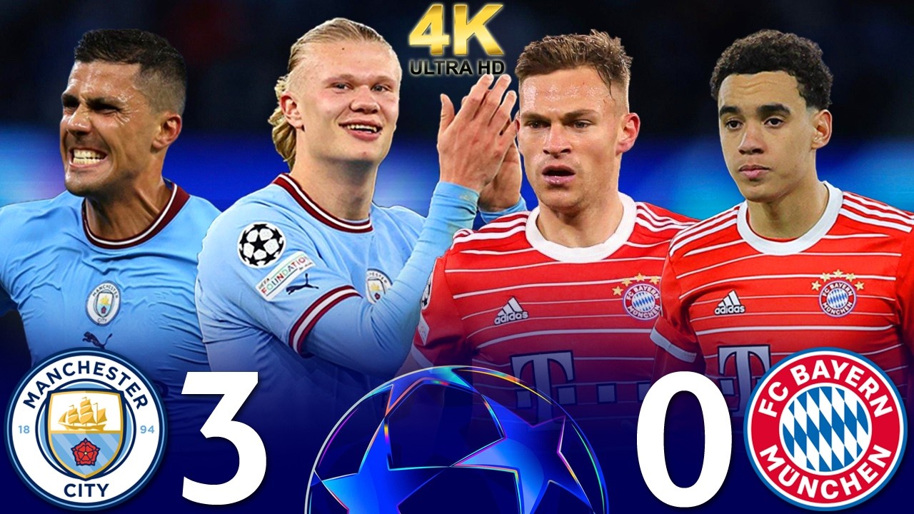 Гвардиола мстит Тухелю 🤯🔥 Ман Сити vs Бавария 3-0 | 1/4 финала ЛЧ 2023 4K