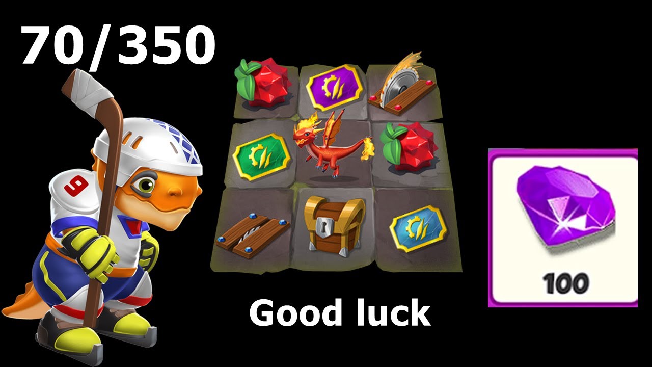 70/350 Hockey Dragon Piece-Dragon Mania legends | Aeronaut Dungeon week | DML