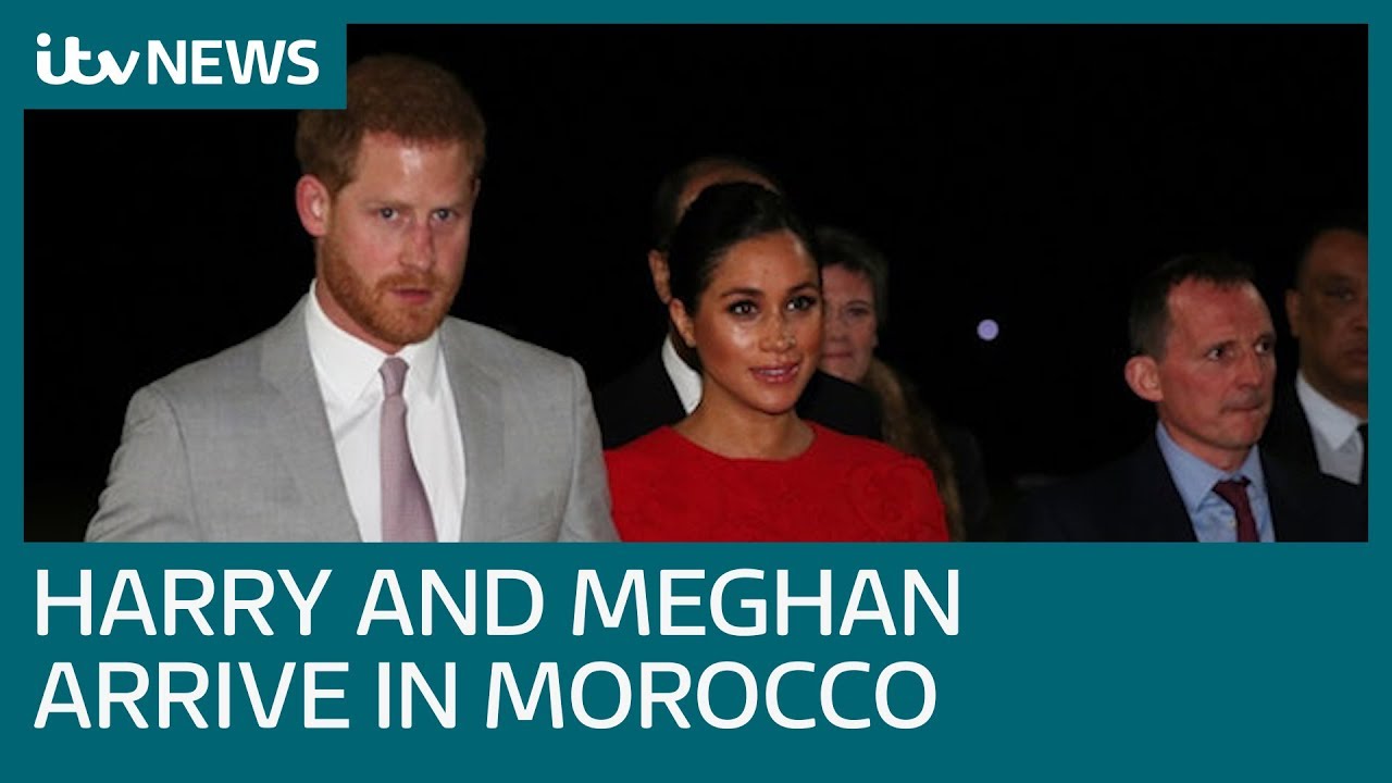 Harry and Meghan arrive in Morocco for whirlwind tour | ITV News