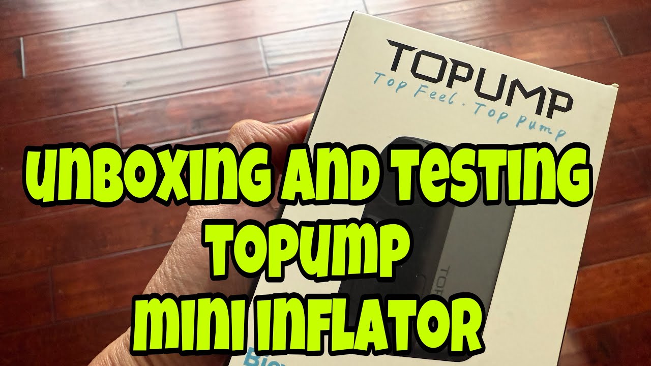 Unboxing/ Testing Topump Mini Inflator #unboxing #testing #cycling #tireinflator #bike