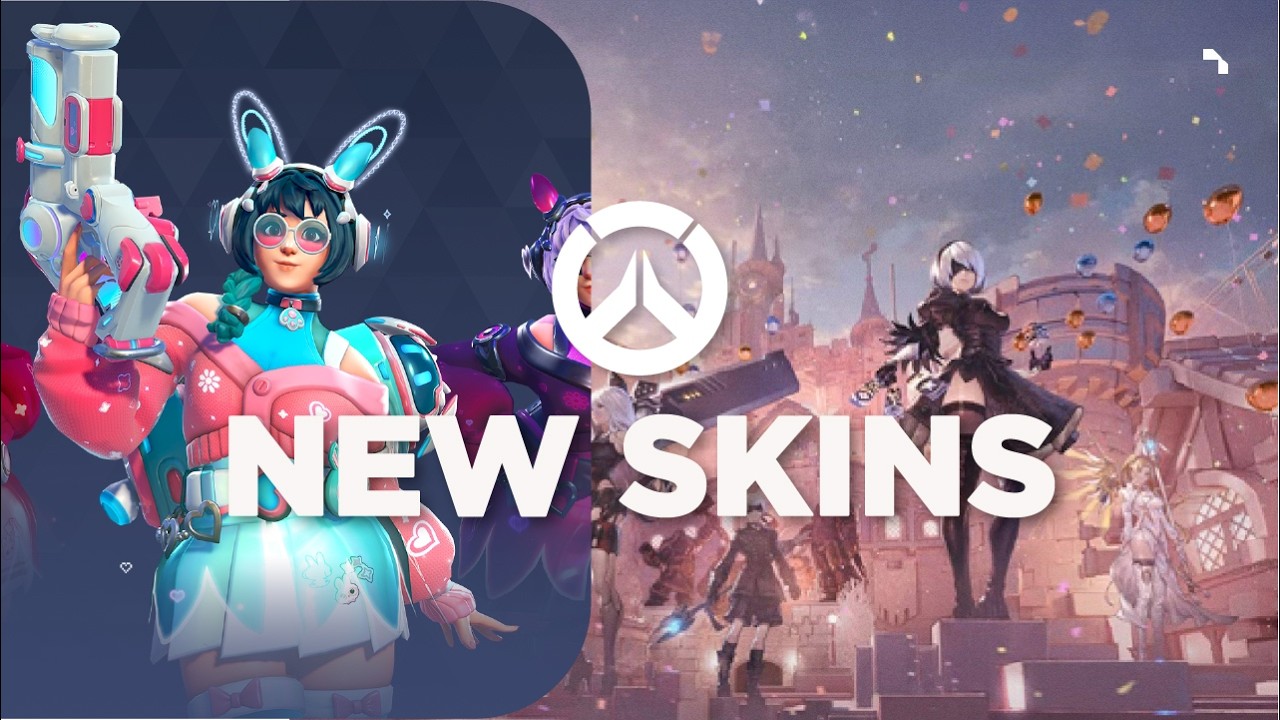 New skins in Overwatch Mid Season 1 Update: Mei Mythic skin and Overwatch new collab skins Automata